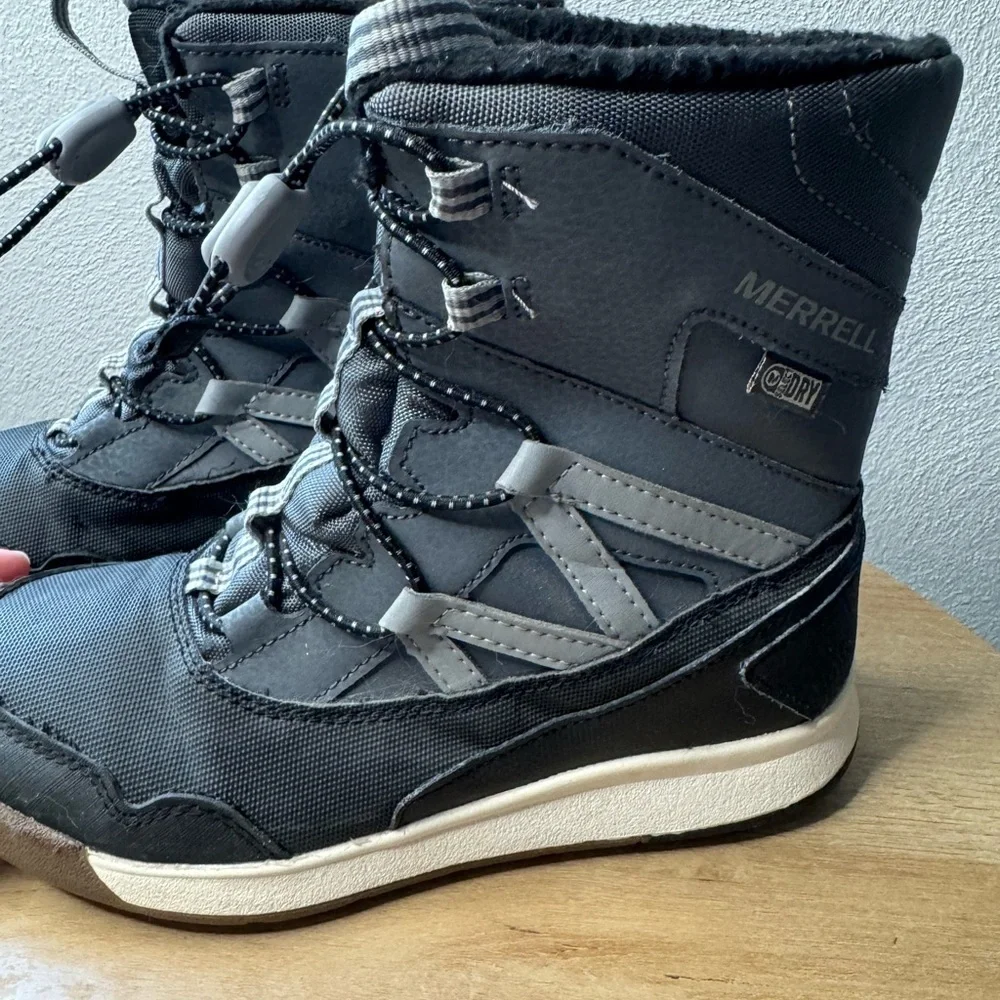 Merrill Snow Crush Kids Winter Snow Boots
